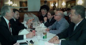 Presidente da FBHA em Porto Alegre - Reunião Almoço com Autoridades Municipais