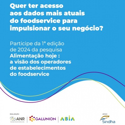 PARTICIPE DA NOVA PESQUISA DE OPERADORES DA ANR, GALUNION E ABIA!