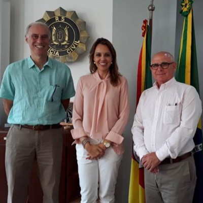 Com foco em agenda positiva, Sindha se reúne com a chefe de Polícia Civil do RS