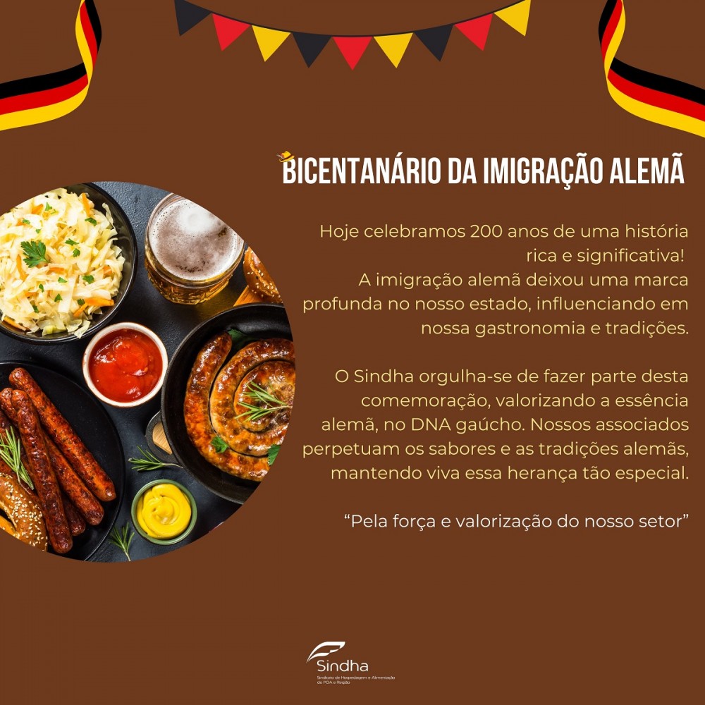 PARABÉNS AOS 200 ANOS DA IMIGRAÇÃO ALEMÃ