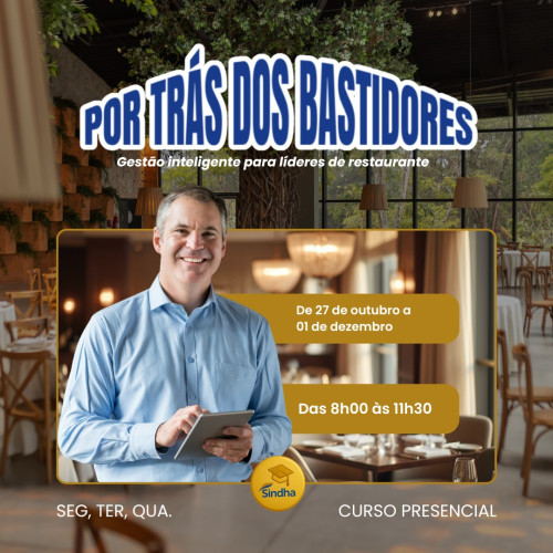 Por trás dos bastidores: Gestão Inteligente para líderes de restaurantes