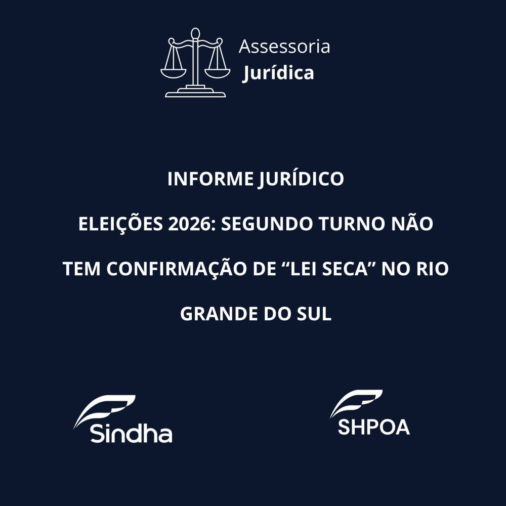 ELEI&Ccedil;&Otilde;ES 2026: SEGUNDO TURNO N&Atilde;O TEM CONFIRMA&Ccedil;&Atilde;O DE &ldquo;LEI SECA&rdquo; NO RIO GRANDE DO SUL