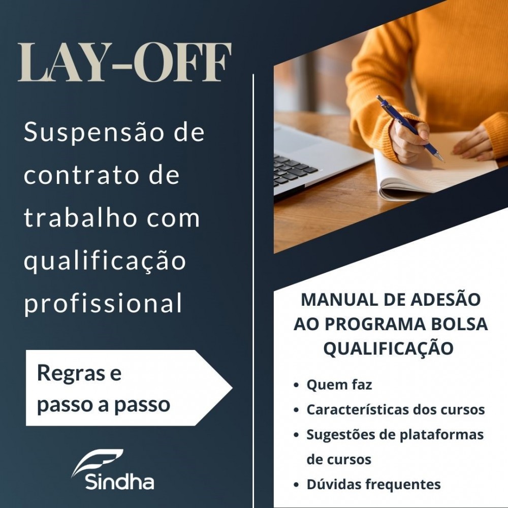 SINDHA E SHPOA APRESENTAM MANUAL DE ADESÃO AO PROGRAMA BOLSA QUALIFICAÇÃO