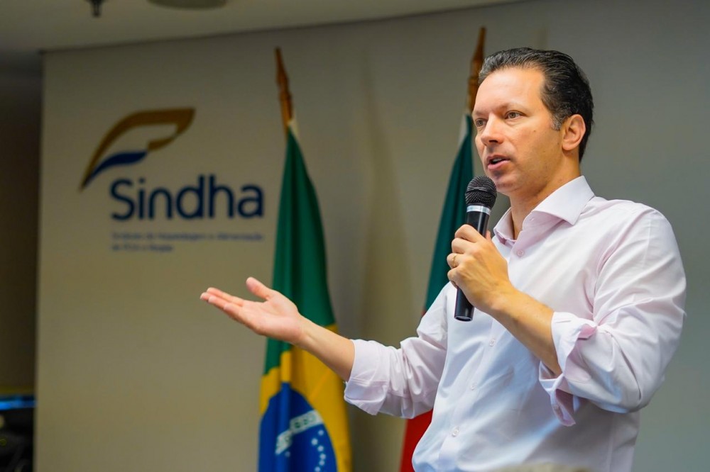Sindha recebe Nelson Marchezan Jr. para Café da Manhã com Associados