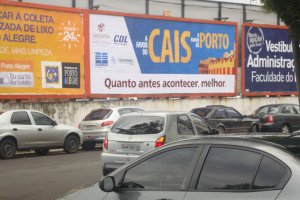 Campanha do Cais ganha às ruas - Alerta está em oitenta pontos da cidade