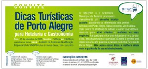 11º Encontro Técnico - Dicas Turísticas de Porto Alegre para Hotelaria e Gastronomia