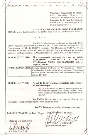 Publicação no Diário Oficial de 27/02/2008 Publicação no Diário Oficial de 27/02/2008