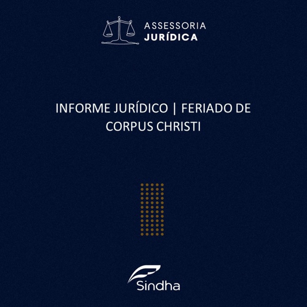 INFORME JURÍDICO | FERIADO CORPUS CHRISTI