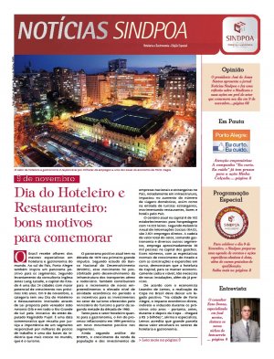 Nasce o informativo impresso do Sindpoa