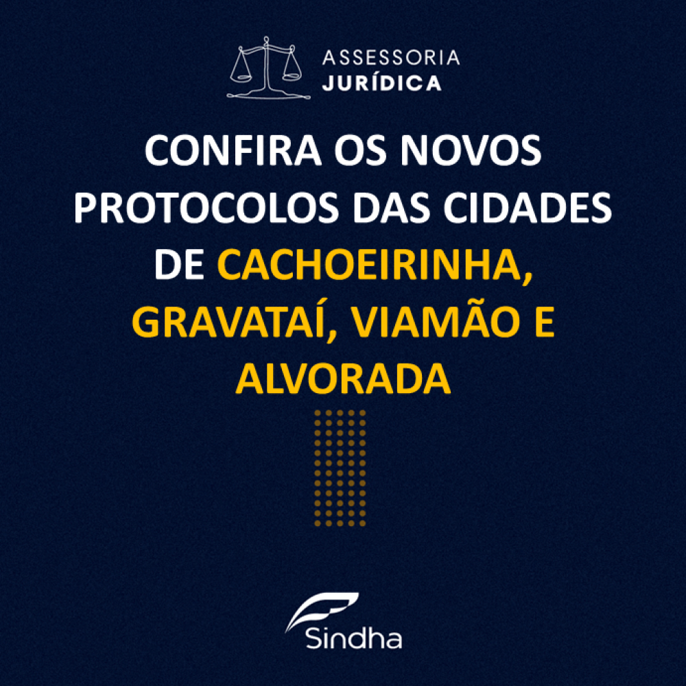 Cachoeirinha, Gravataí, Viamão e Alvorada possuem novos protocolos variáveis de funcionamento