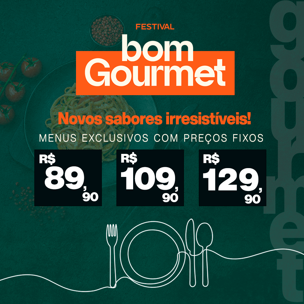 PORTO ALEGRE RECEBE O 2º FESTIVAL BOM GOURMET COM MENUS EXCLUSIVOS E PREÇOS ESPECIAIS