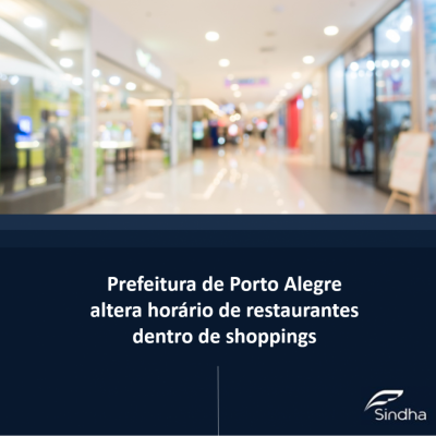 Prefeitura de Porto Alegre altera horário de restaurantes dentro de shoppings