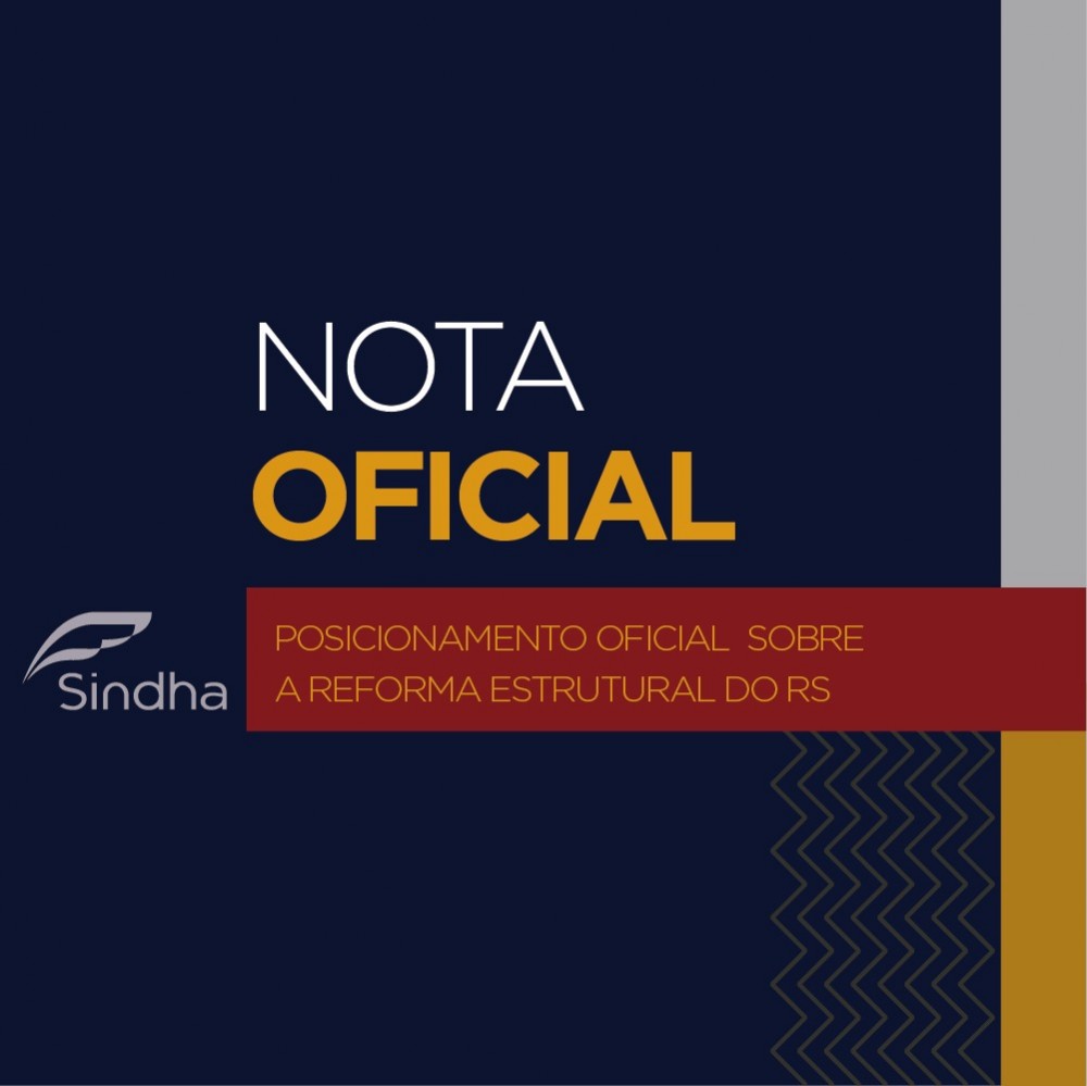 Nota de posicionamento: Sindha declara apoio ao pacote do governo do RS