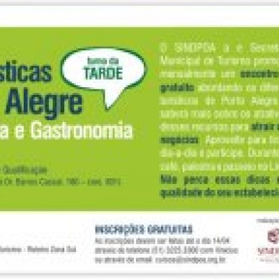 15º Encontro Técnico - Dicas Turísticas de Porto Alegre para Hotelaria e Gastronomia