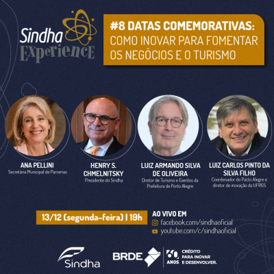 Inovação para o fomento dos negócios e do turismo é o tema da última edição do ano do Sindha Experience