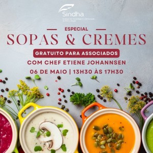 AULA SHOW - GRÁTIS PARA ASSOCIADOS - Explorando Sopas e Cremes: Uma Jornada Culinária Reconfortante