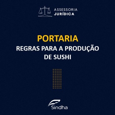 INFORME JURÍDICO: Regras para produção de sushi