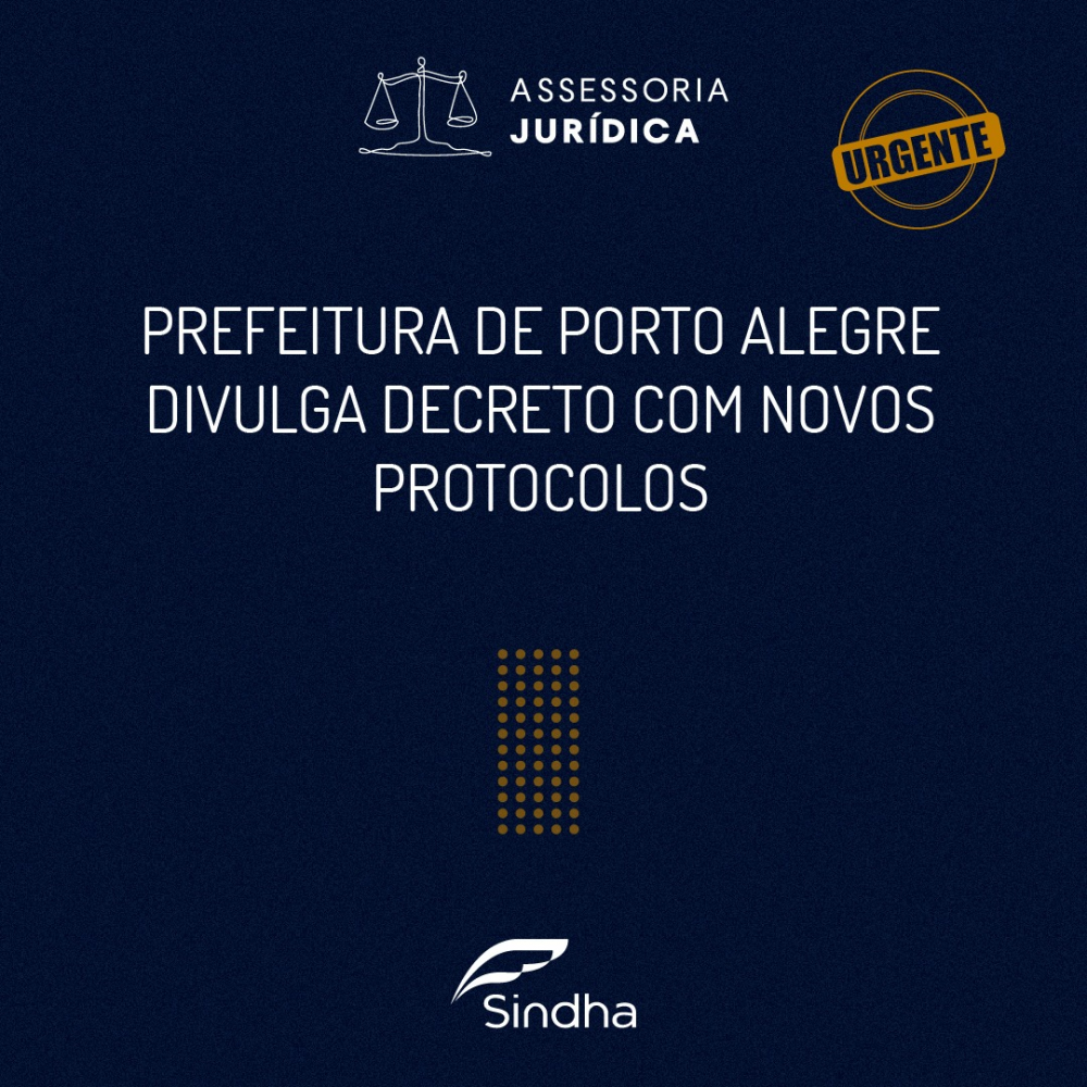 Confira os novos protocolos do decreto publicado pela Prefeitura de Porto Alegre