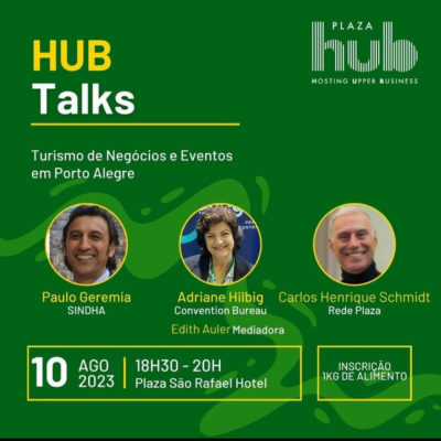 PRESIDENTE PAULO GEREMIA PARTICIPA DO HUB TALKS. AGENDE-SE!