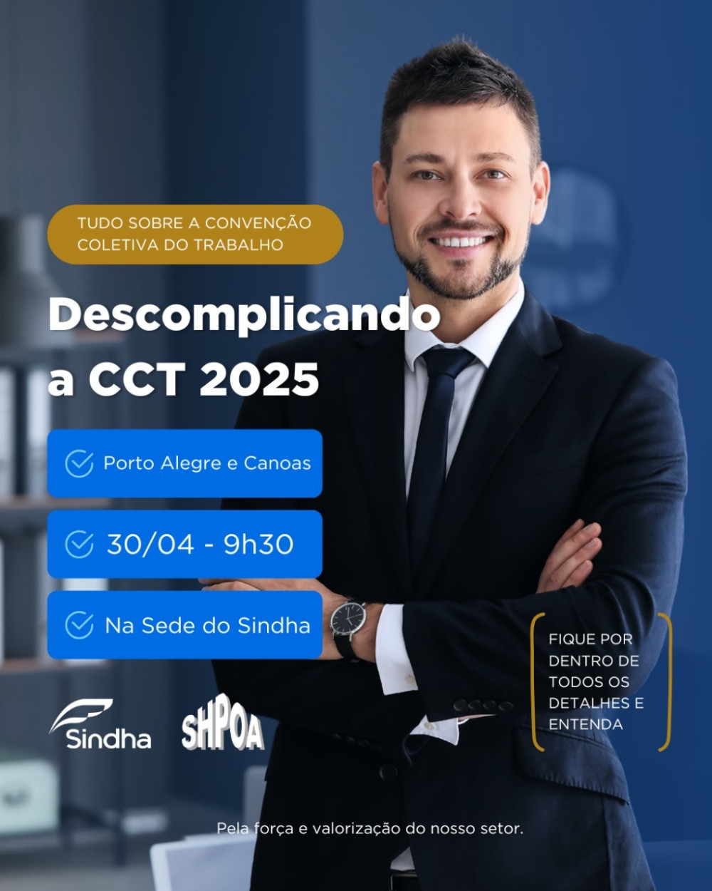 INSCREVA-SE! Encontro com o jurídico- Descomplicando a CCT 2025