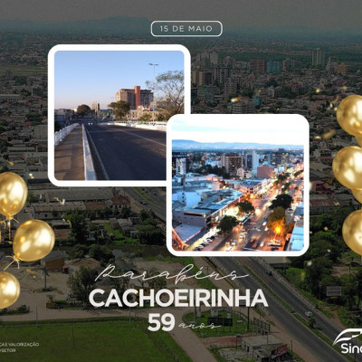 Parabéns, Cachoeirinha pelos seus 59 anos!