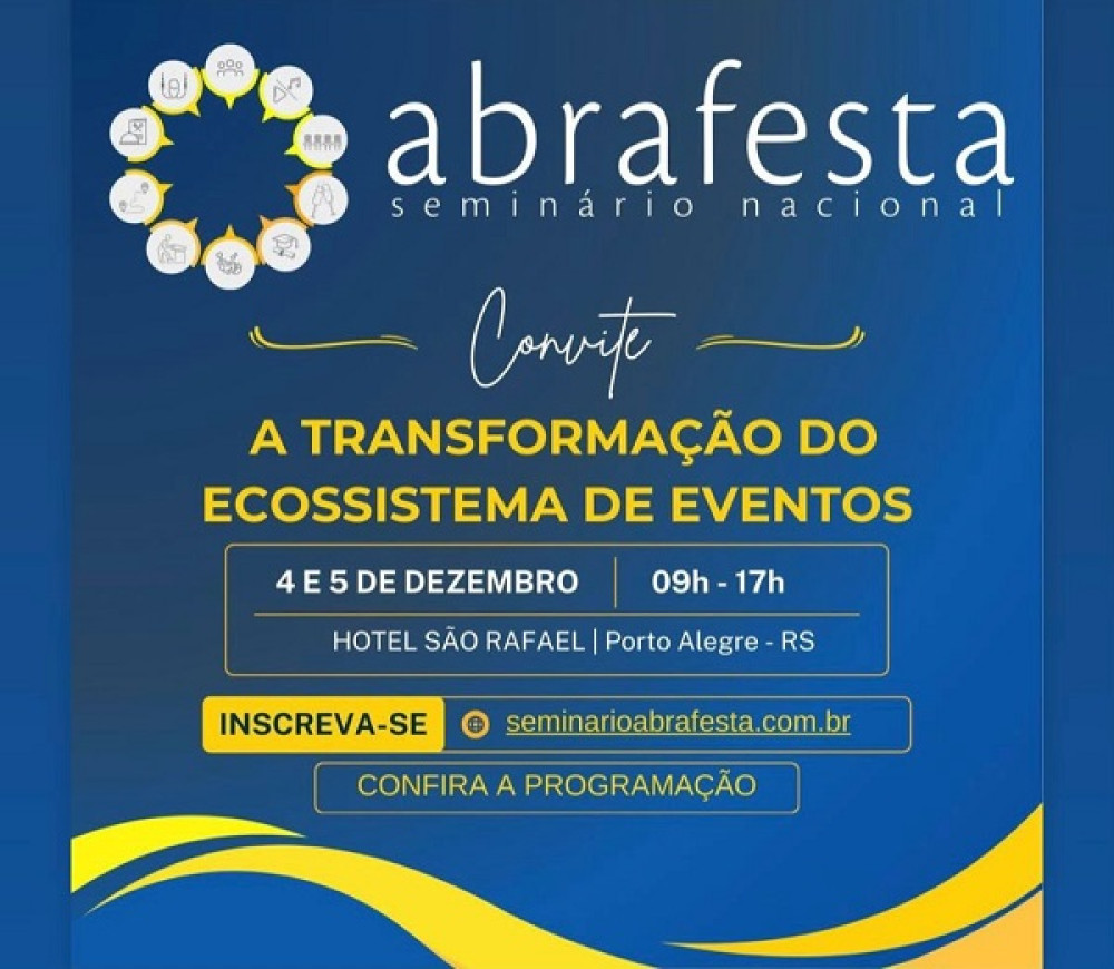 Seminário debate ecossistema de eventos
