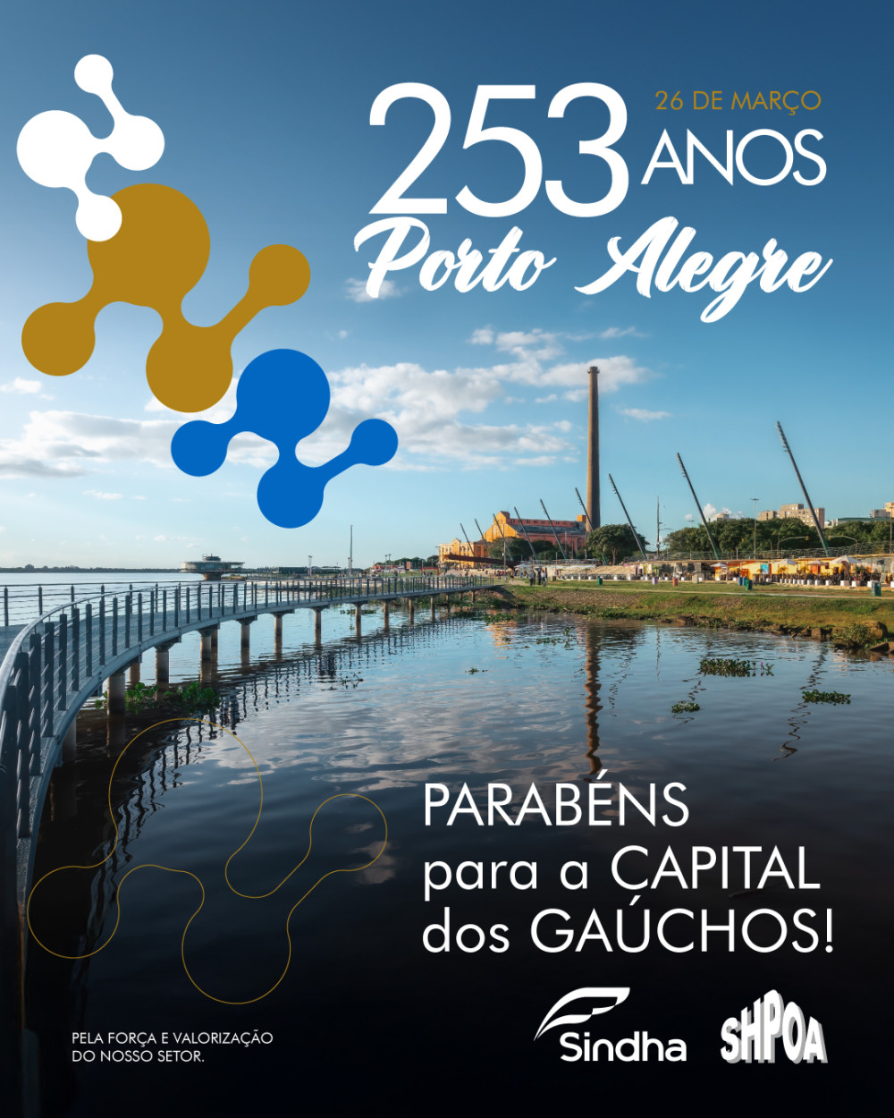 Parabéns, Porto Alegre pelos seus 253 anos!