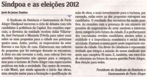 Artigo do presidente no Jornal do Comércio