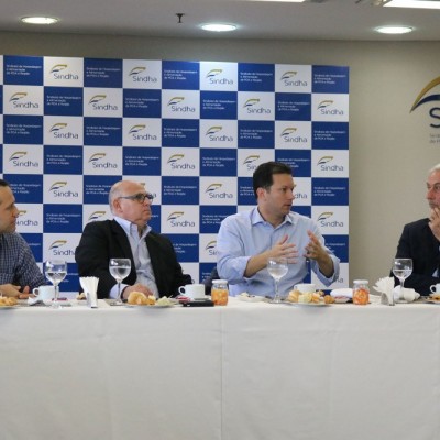 Diretoria do Sindha recebe Marchezan para tratar do IPTU de Porto Alegre