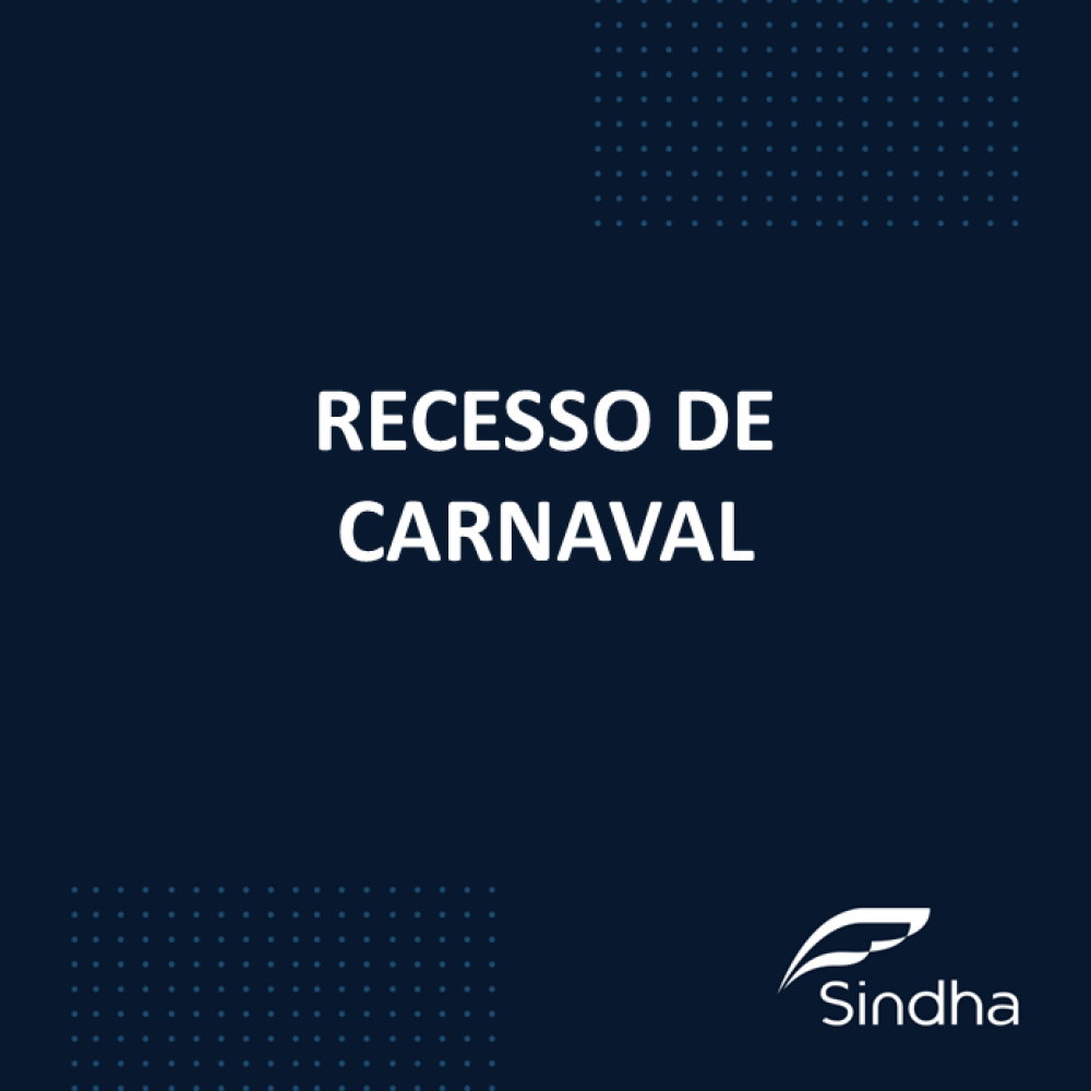 Recesso de Carnaval Sindha