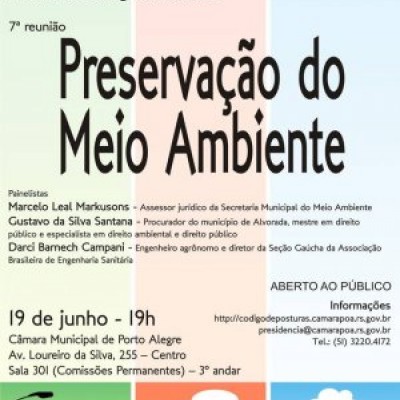Meio ambiente no Código de Posturas