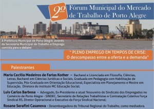 Fórum sobre mercado de trabalho