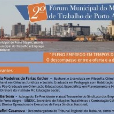 Fórum sobre mercado de trabalho
