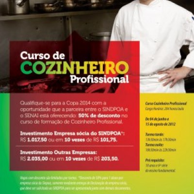 Curso de cozinheiro profissional