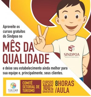 Julho é o mês dos cursos para qualidade