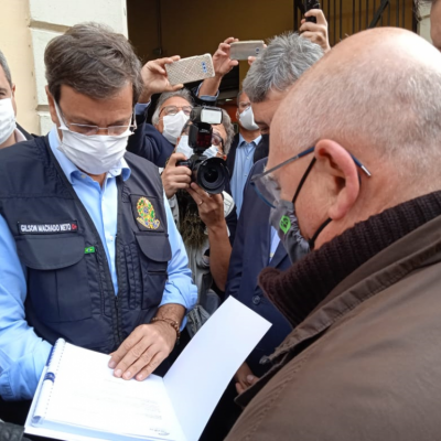Sindha entrega demanda do Centro de Eventos de Porto Alegre ao Ministro do Turismo