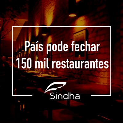 País pode fechar 150 mil restaurantes