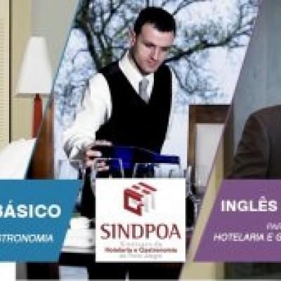 Sindpoa com cursos de idiomas pela internet - Voltados especificamente para a hotelaria e gastronomia