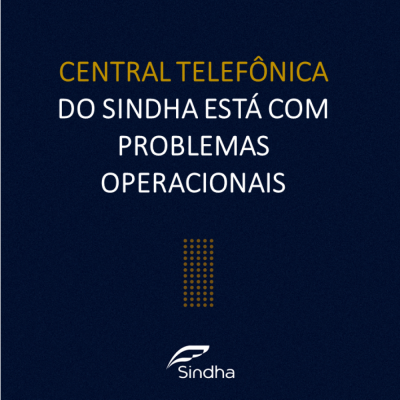Central telefônica do Sindha está com problemas operacionais