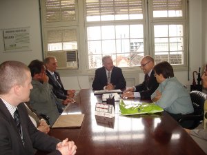 Reunião com o Secretário Municipal da Fazenda, Cristiano Tatsch. Reunião com o Secretário Municipal da Fazenda, Cristiano Tatsch.